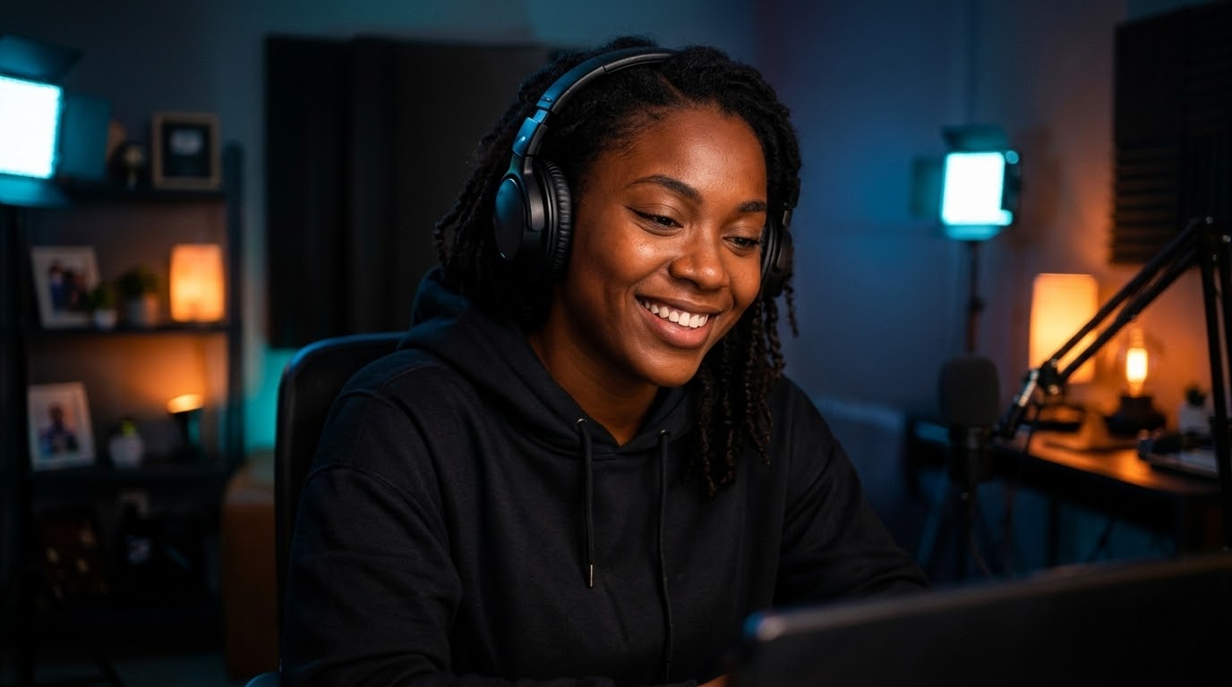 A creator live streaming